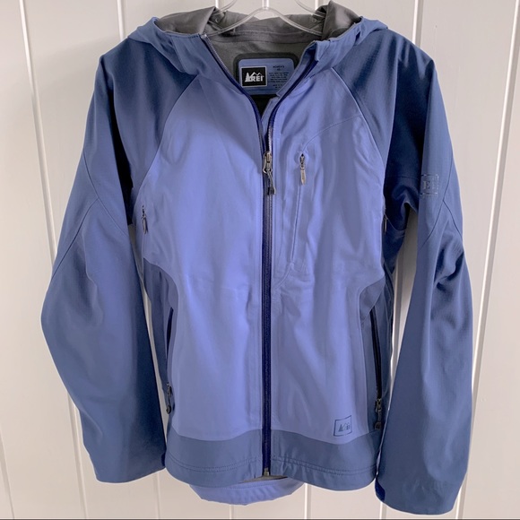 REI e1 Elements Rain Jacket Size XS - Picture 1 of 8